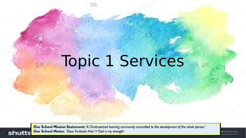 Hospitality and Catering Level 1/2 WJEC Theory Lessons