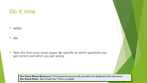 WJEC Hospitality and Catering Level 1/2 Lessons 6-11