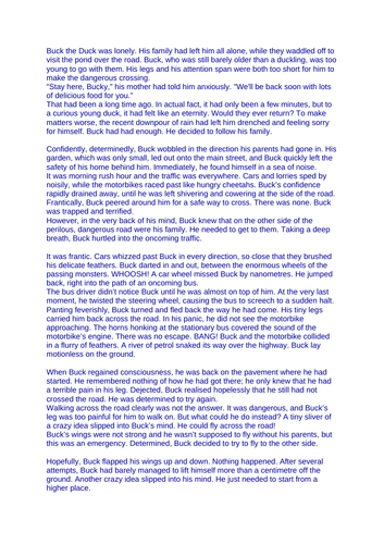 Short Story based on The Hodgeheg