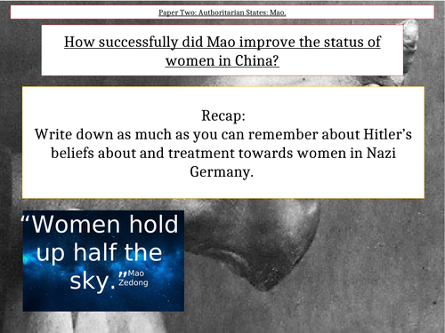 Women in Mao's China