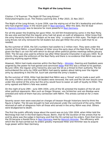 How did Hitler establish power?