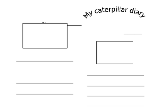 Caterpillar to butterfly changes diary