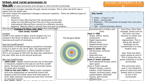 Urban and rural process revision