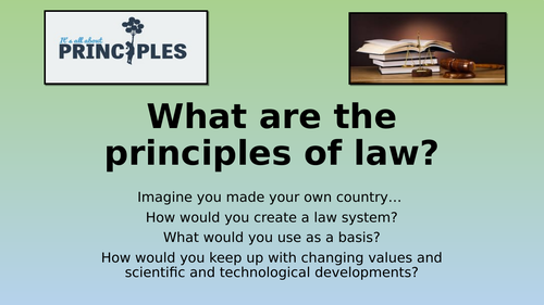 Edexcel GCSE Citizenship 9 - 1 Theme C  Principles of Law