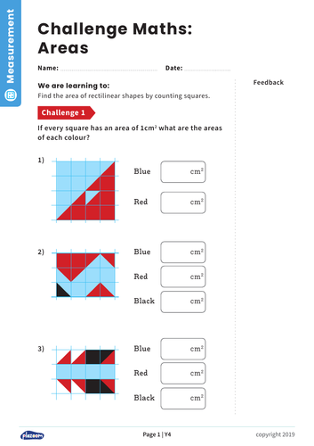 Area: Y4 – Measurement – Maths Challenge