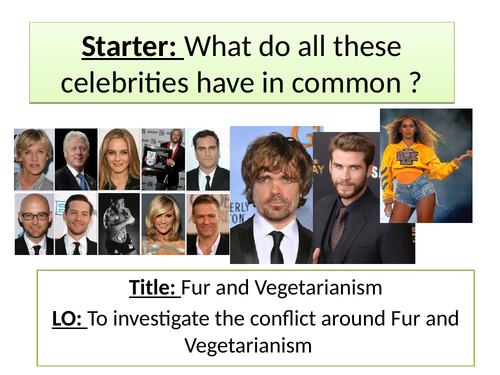 Animal Rights Fur and Vegetarianism