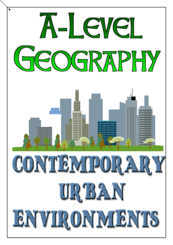 AQA A-Level Geography Contemporary Urban Env. Revision Workbook