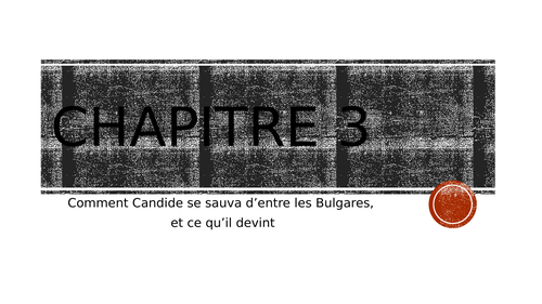 Candide Citations Du Chapitre 3 Teaching Resources