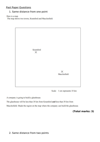 Constructions and Exam Questions