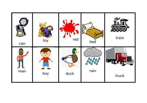 A rhyming words matching activity | Teaching Resources