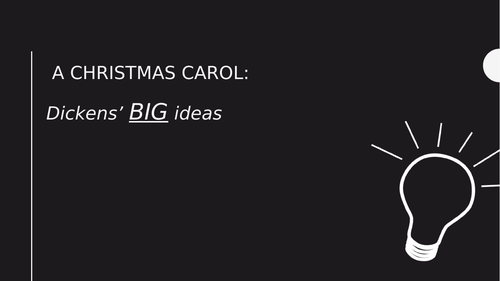 A Christmas Carol Revision