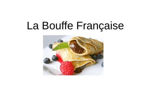 French Food Early Years, Year 1