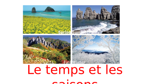 Weather and Seasons KS1 French