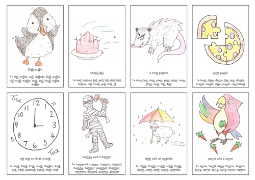 Phonics - Read Write Inc. Additional Set 1 sounds (A7 Mini-Flashcards)