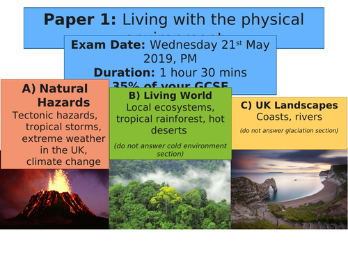 AQA GCSE Geography Paper 1 Booster