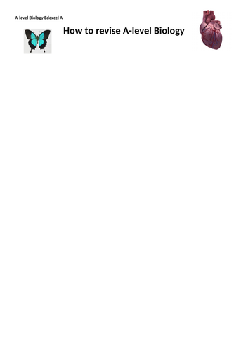 Biology A Edexcel Revision 