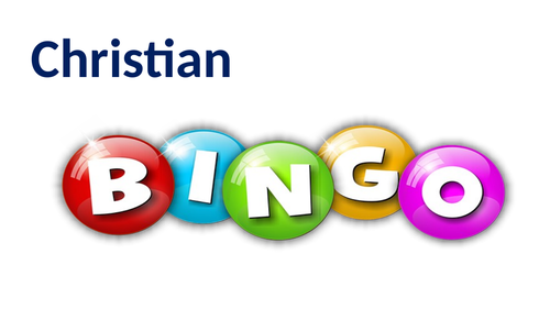 Christian GCSE Vocabulary Bingo