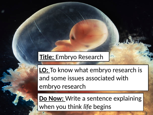 Embryo Research