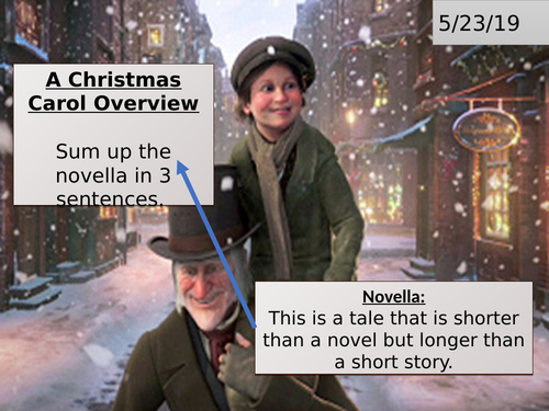 A Christmas Carol Exam Question Practice