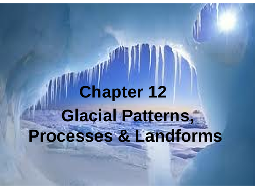 Glaciation Powerpoint