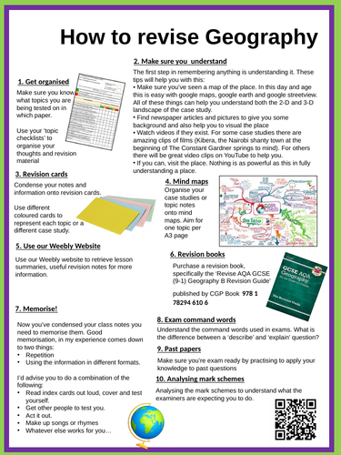 How to Revise Poster for Classroom