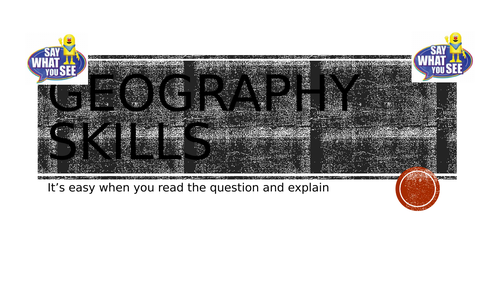 Geog Key Words and Revision Quiz