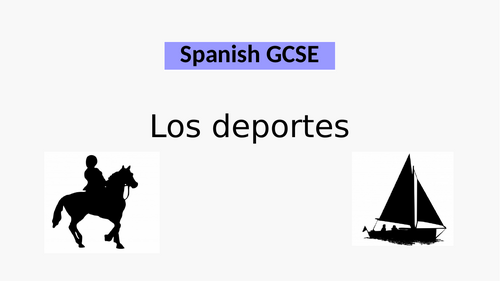 Spanish GCSE Sport