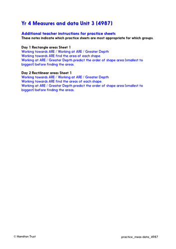 Find the area of rectilinear shapes - Practice Worksheets & Answers