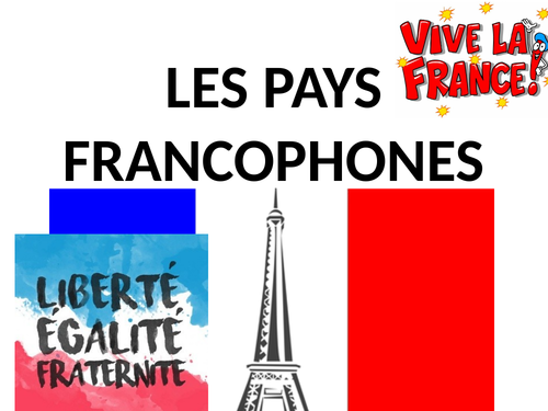 LES PAYS FRANCOPHONES