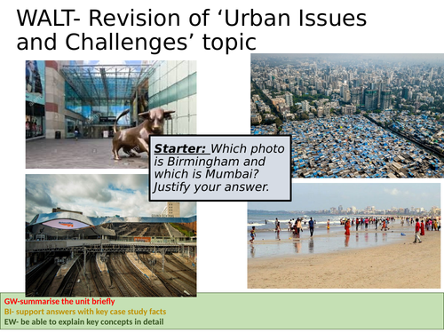 Urban Issues and Challenges Revision