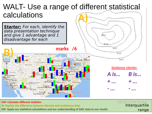 Geographical maths skills