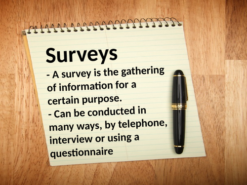 Surveys & Questionnaire