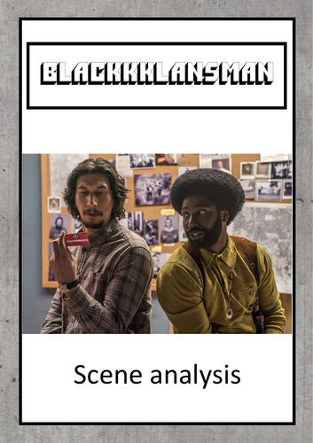 BlacKKKlansman film technique analysis
