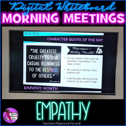 EMPATHY Character Education Tutor Time Digital Whiteboard PowerPoint