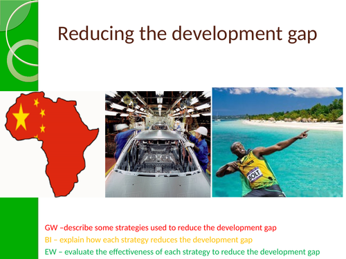 Reducing the development gap