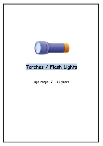 Science/DT: Torches / Flash Lights UOW