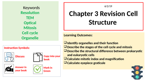 AQA A-level:  Cell Structure Chapter 3 Revision
