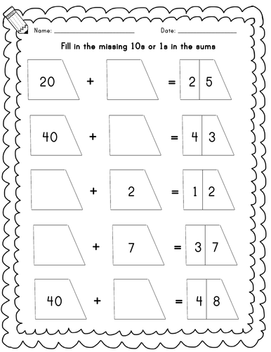 Year 1 Place value: tens and ones, number lines