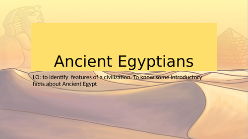 Introduction to Ancient Egypt PowerPoint