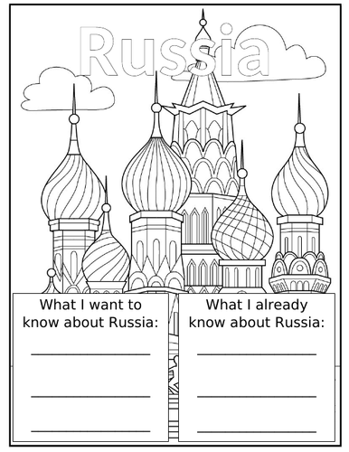 Russia Topic - Pre-Assessment for Books