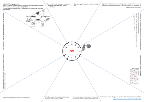 Edexcel (9-1) CB9 Revision Clock