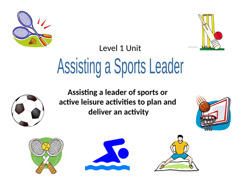 Assisting a Sports Leader Booklet