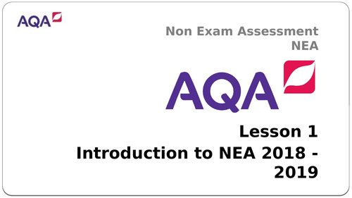 AQA NEA - Getting started