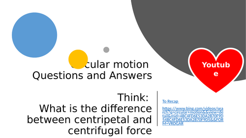 A level  AQA Physics presentation Circular motion  exam qs  + ms + hints + application + centripetal