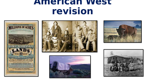 2019 Edexcel  9-1 Paper 2 American West revision  lesson