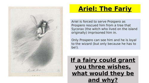 The Tempest: Act 1, Scene 2 Ariel and Prospero's Relationship