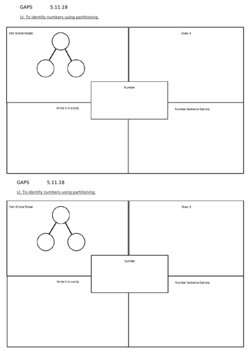 Place Value Maths Mat KS1