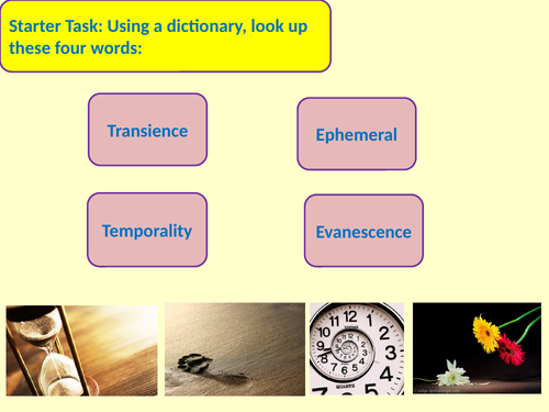 Lesson on Ozymandias for AQA Anthology