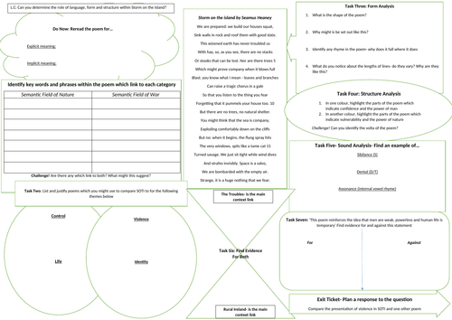 Storm on the island: Learning Mat