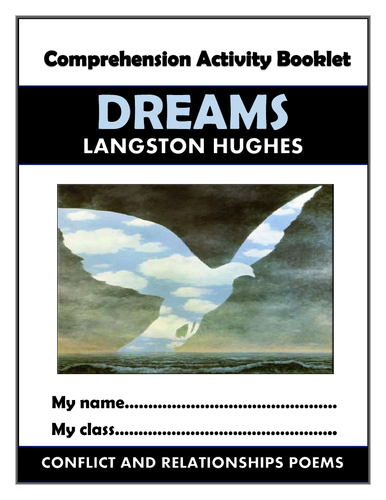 Dreams - Langston Hughes - Comprehension Activities Booklet